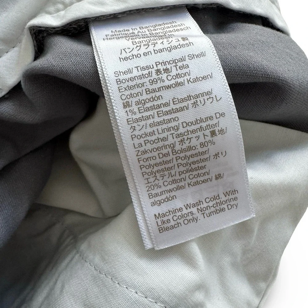 J. Crew Men's Charcoal Grey Chinos Pants NWT‎